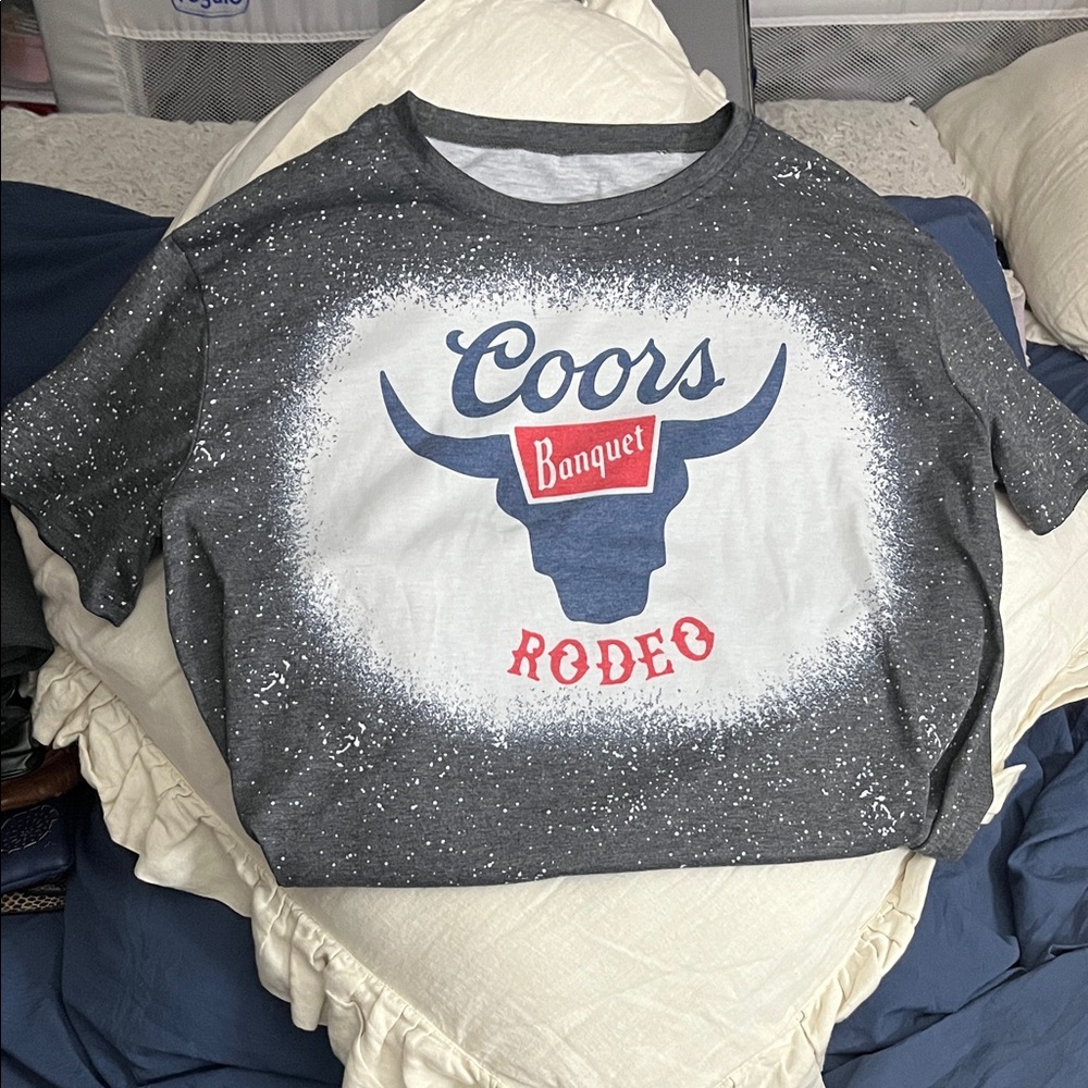 🧚Coors Banquet Rodeo Graphic T-Shirt